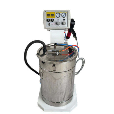 Customized HXC-310 Durable Powder Cartridge Vacuum Adsorption Coating Electrostatic Metal Spraying Machine With Roller