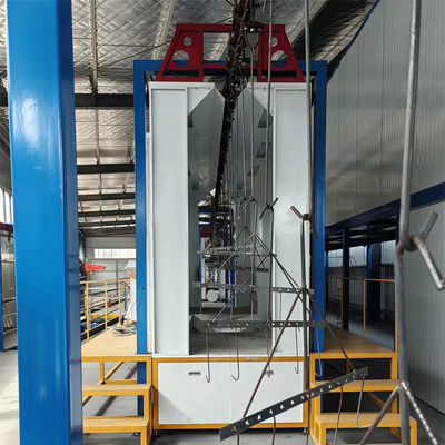 Heavy Duty Powder Coating Conveyor Systems Power Saving Low Noise