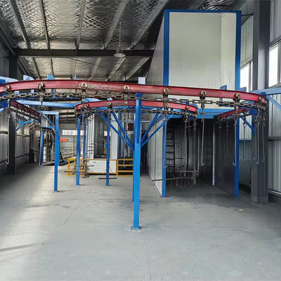 Heavy Duty Automatic Powder Coating Machine Reduced Waste Scratch Proof