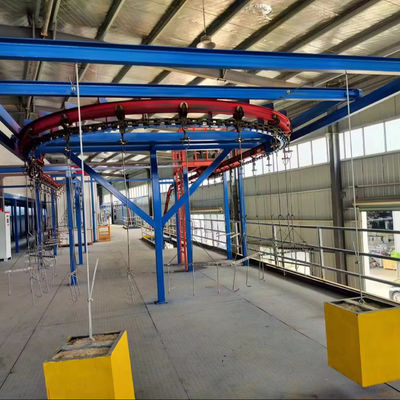 Compact Automatic Powder Coating Line Easy Control Automated Powder Coating Systems