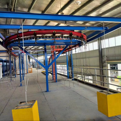 Customized Powder Coat Paint Line High Precision For Steel Substrate Coating