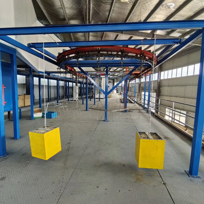 Customized Powder Coat Paint Line High Precision For Steel Substrate Coating