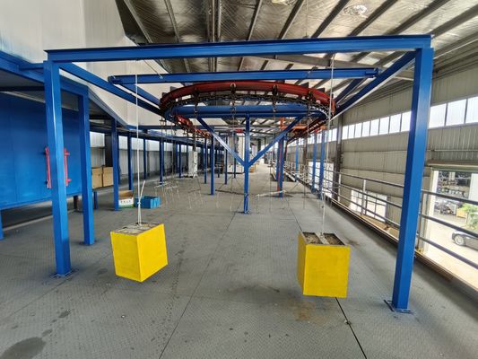 Customized Powder Coat Paint Line High Precision For Steel Substrate Coating