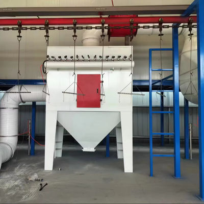 Large Scale Metal Powder Coating Line Loom Parts Automatic Powder Coating System