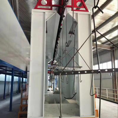 Large Scale Metal Powder Coating Line Loom Parts Automatic Powder Coating System