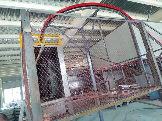High Capacity Automated Powder Coating Line Safety Operation Powder Coat Paint Line