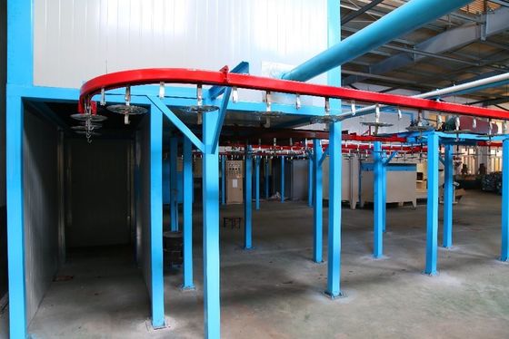 Adjustable Speed Automatic Powder Coating Machine High Productivity