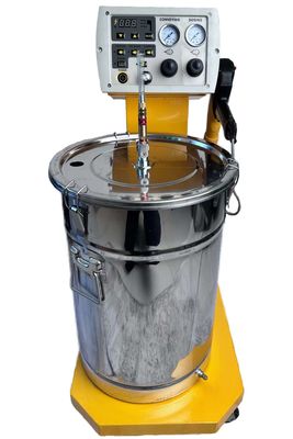 Powder Coating Workpieces with Complete Set of LZ Spray Painting Machine and Baking Oven Manual