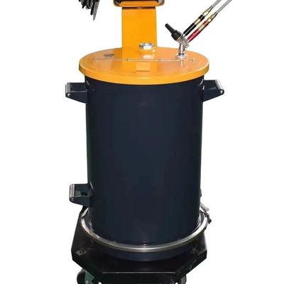 50W Power Industrial Powder Coating Booth Machinery with Automatic Spray System Design