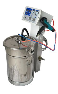 Steel Substrate Powder Coating Line with Reciprocator Cabinet and Automatic Gas Oven